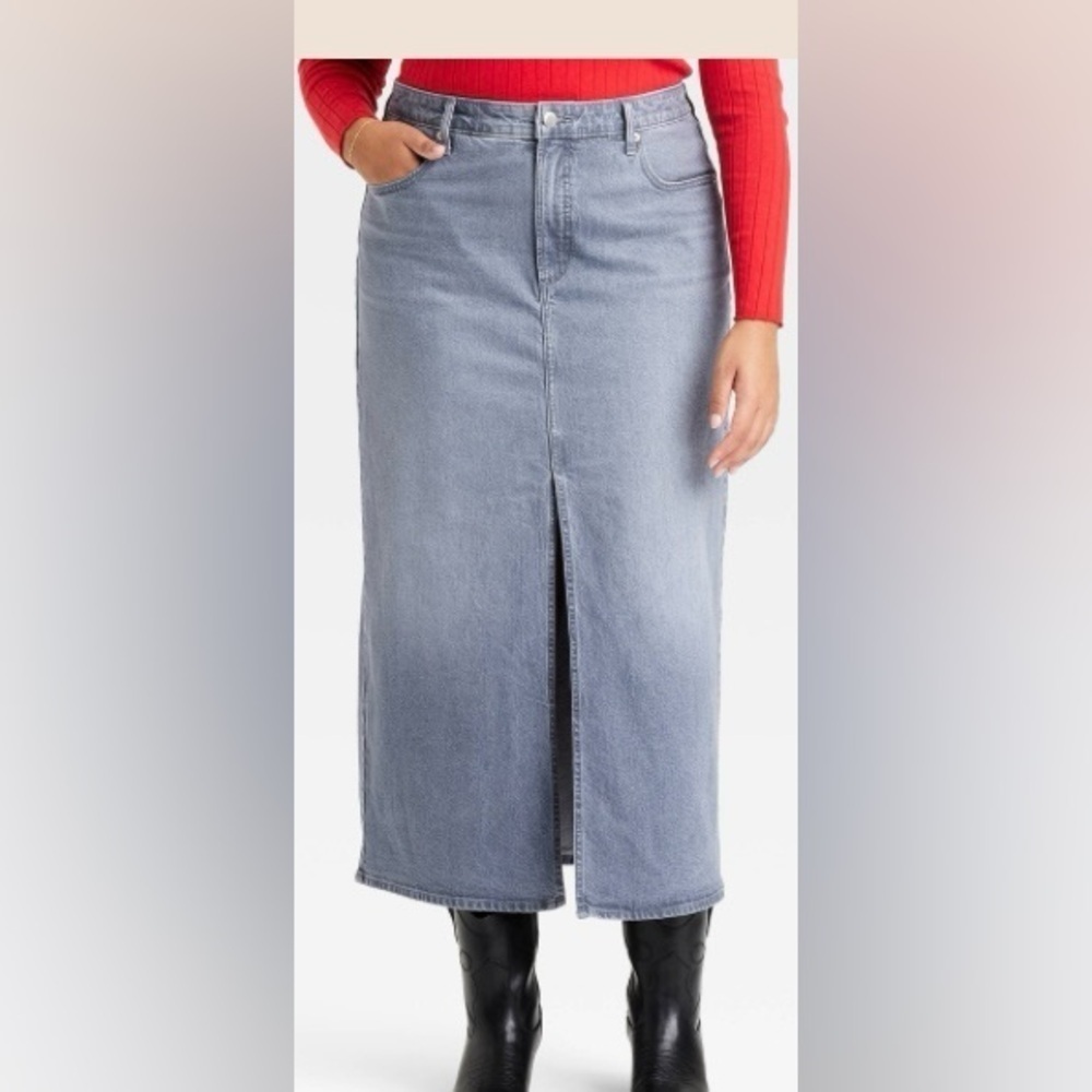 Women's Denim Maxi Skirt - Universal Thread 22